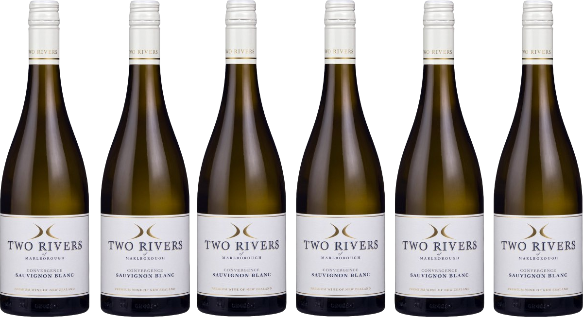 Two Rivers Convergence Sauvignon Blanc 2023 Coffret 6 Bouteilles