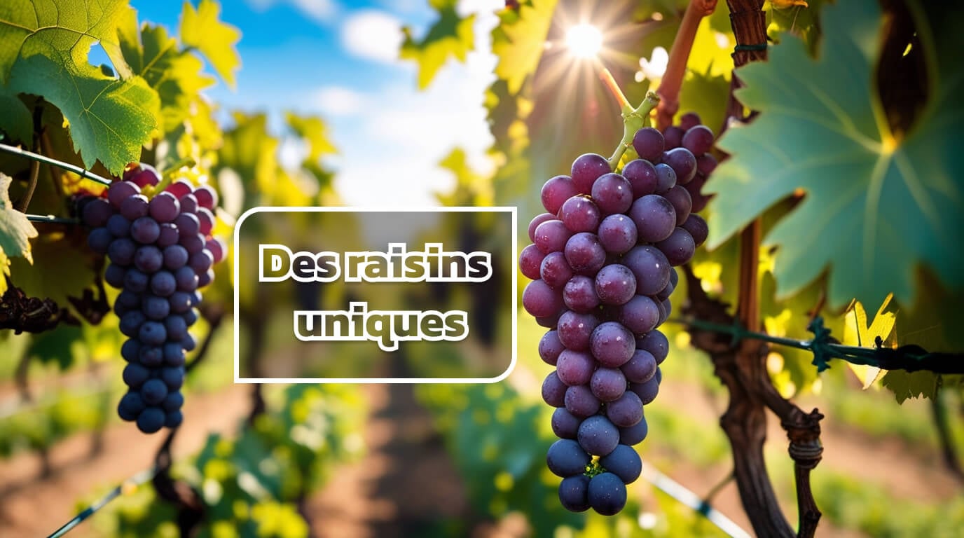 Des raisins uniques