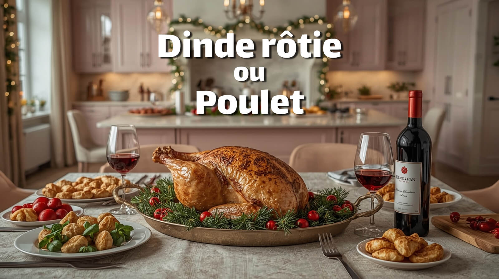 Dinde rôtie ou poulet