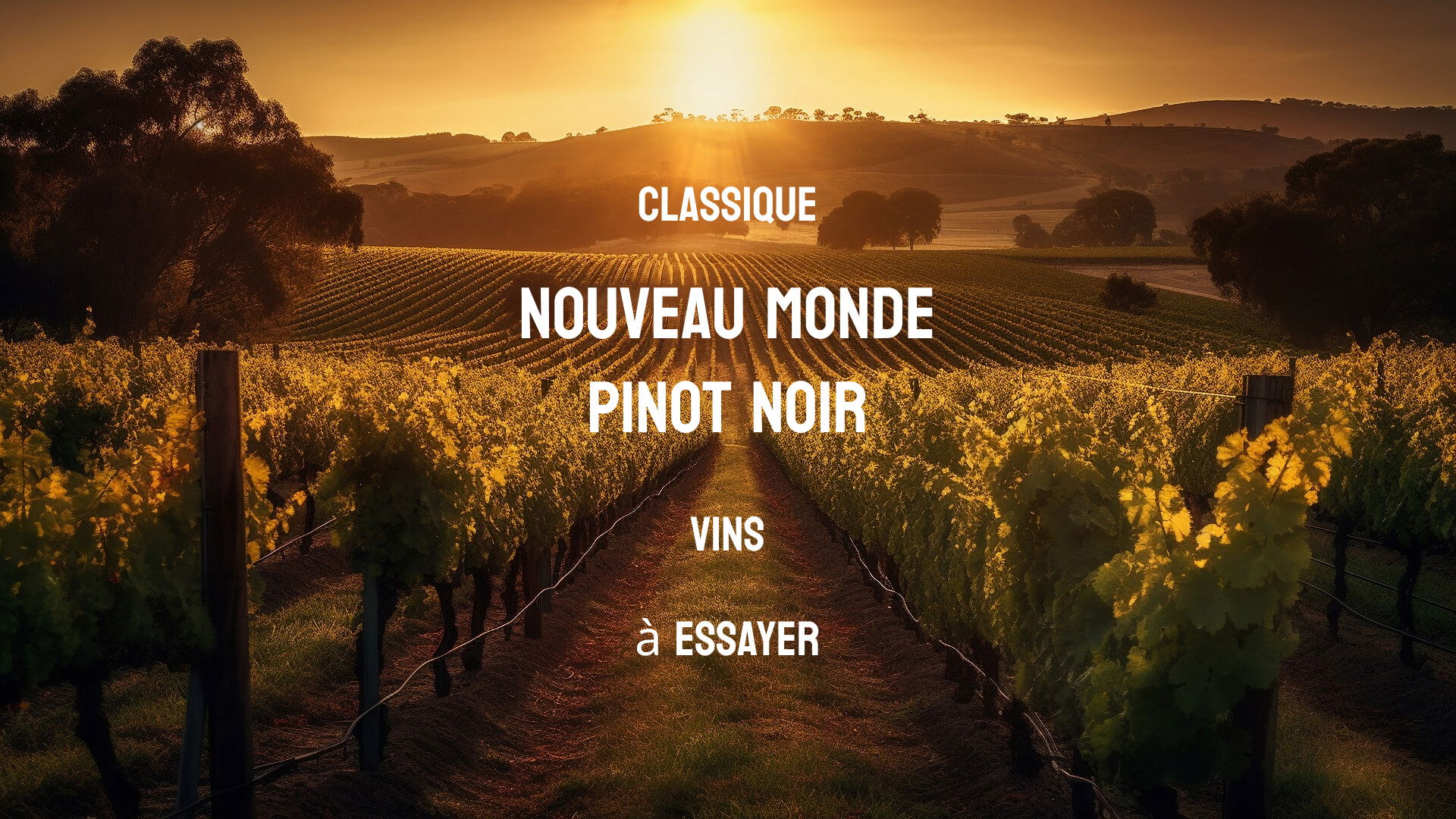 Pinot Noir classique du Nouveau Monde à essayer