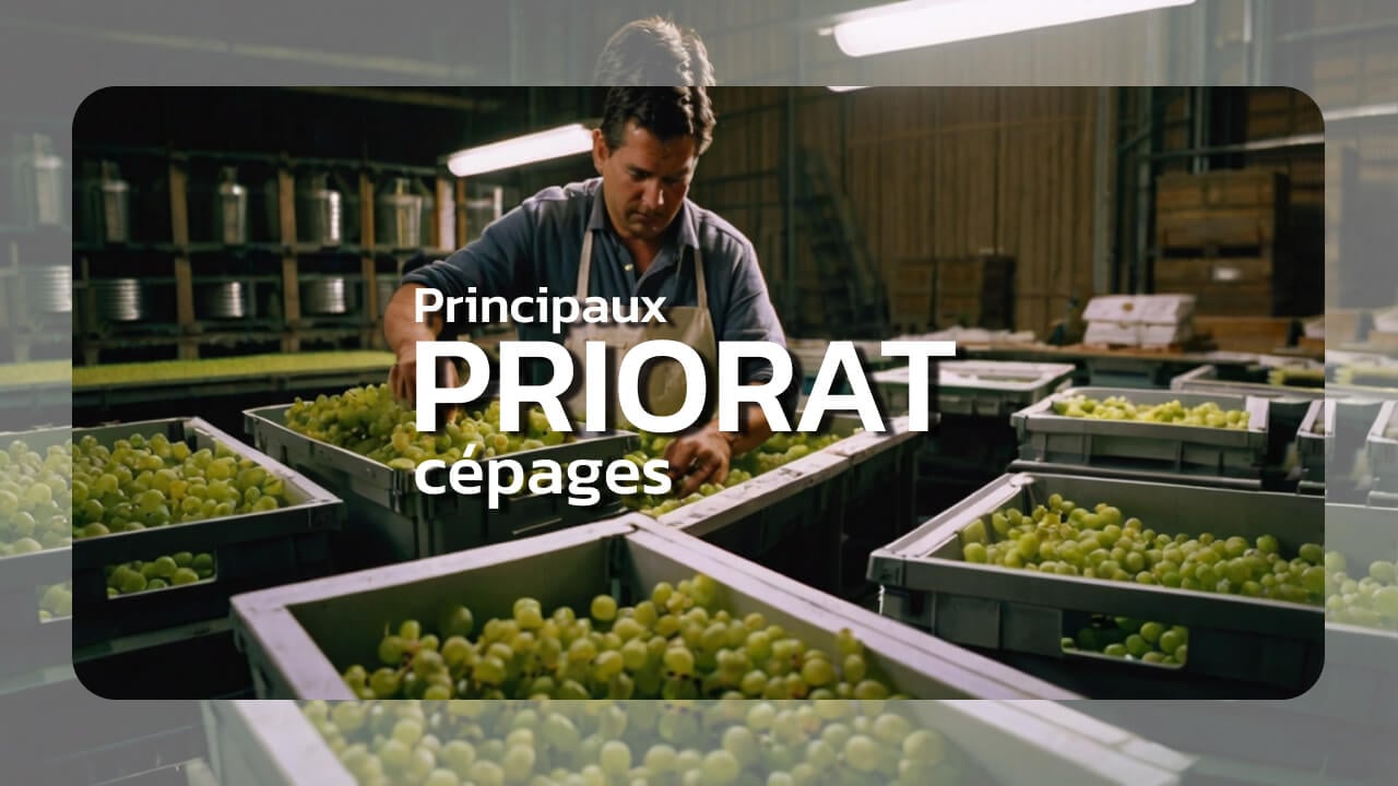Principaux cépages du Priorat